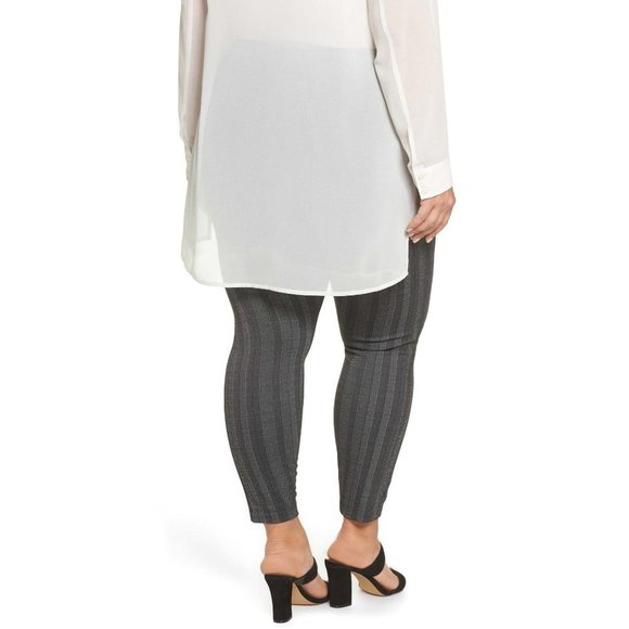 Lysse Slimming Ella Herringbone Leggings Black #1716 X-Large 16-18 NEW - Picture 2 of 7